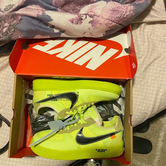 Nike Other - Nike Off-White Air Force 1 “Volt”